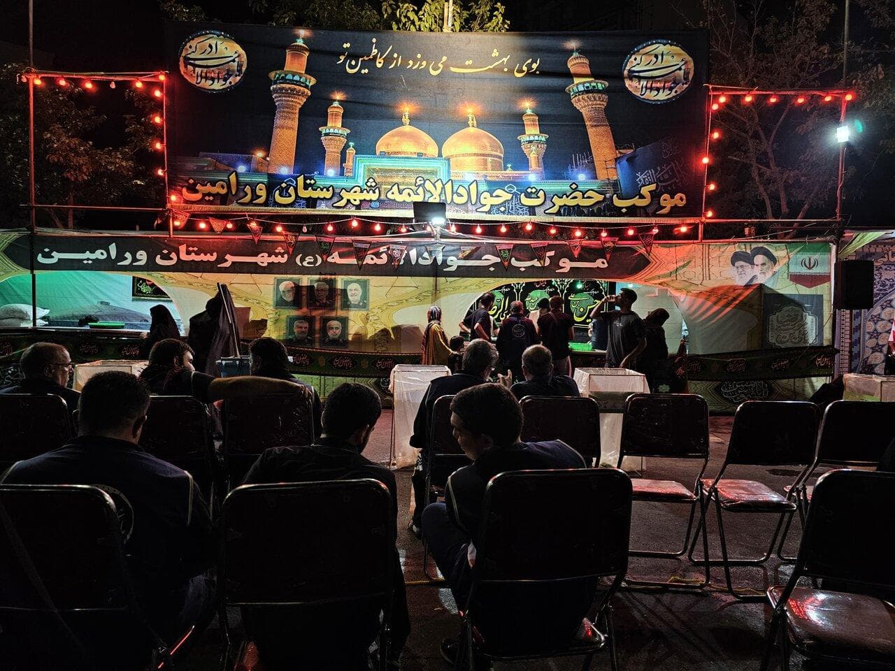 خدمت رسانی موکب جوادالائمه ورامین به زائران امام رضا(ع) در مشهد مقدس