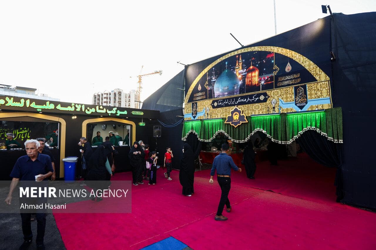 عشق و دلدادگی در مواکب امام رضایی