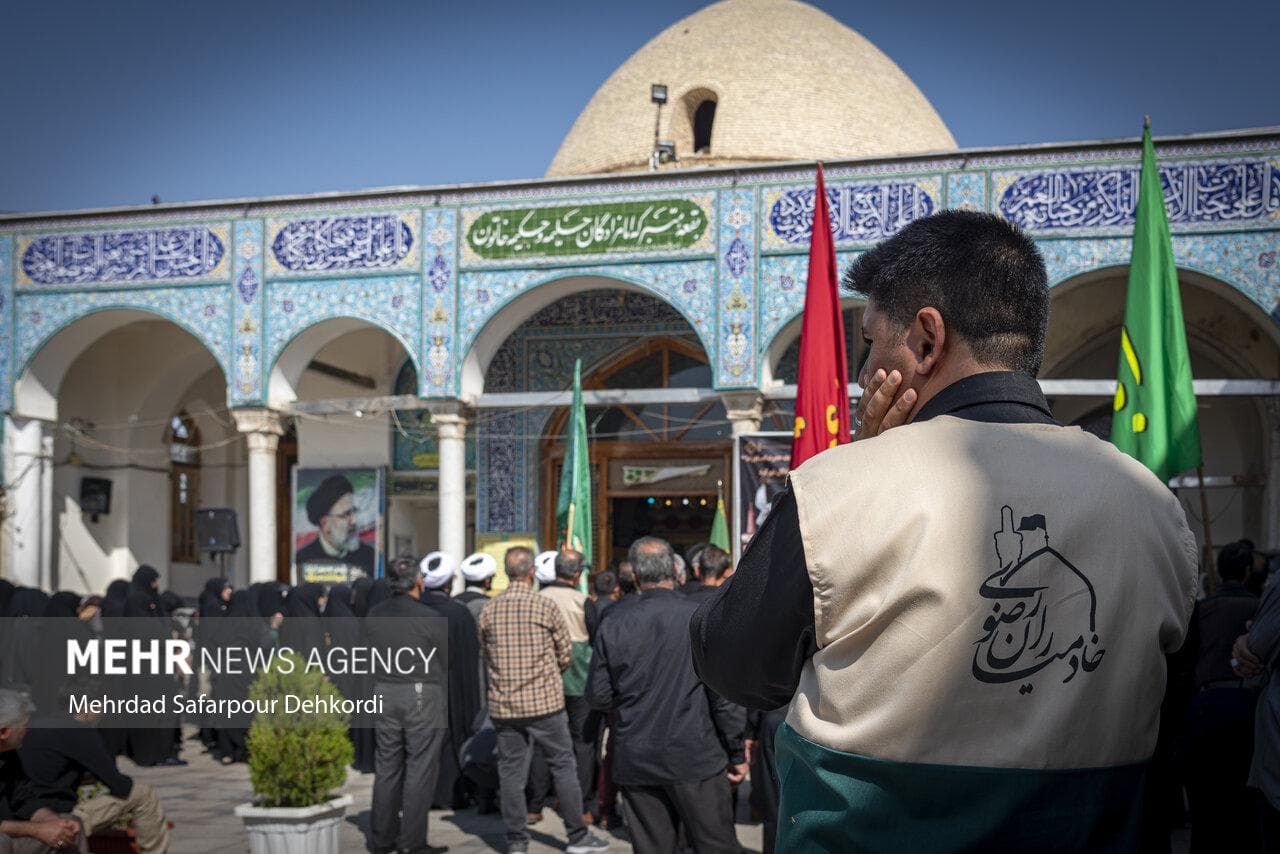 اجتماع عزاداران شهادت امام رضا (ع) در شهرکرد