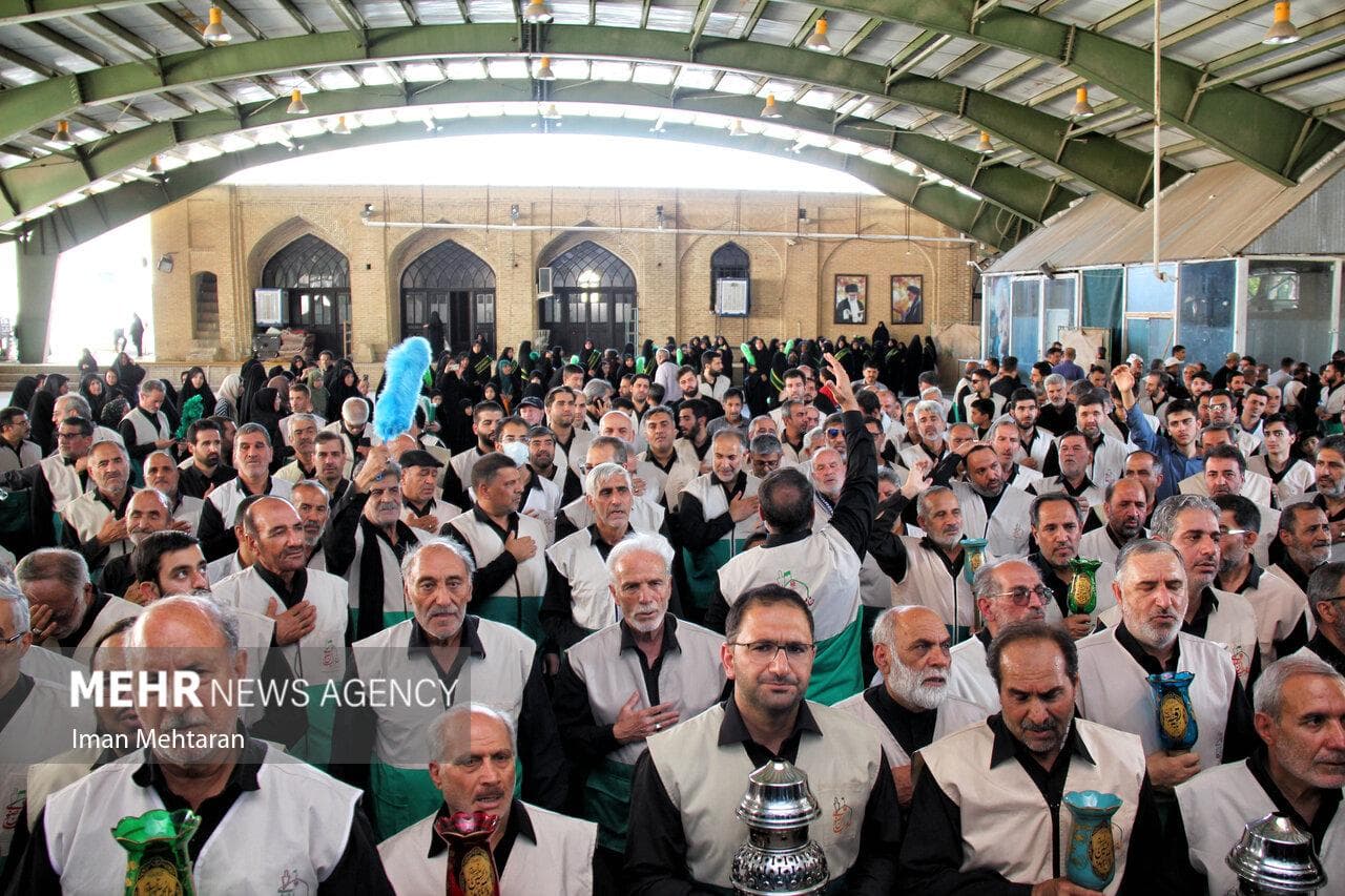 ورود کاروان خادمیاران رضوی به اجتماع امام رضایی‌ها در کرمانشاه
