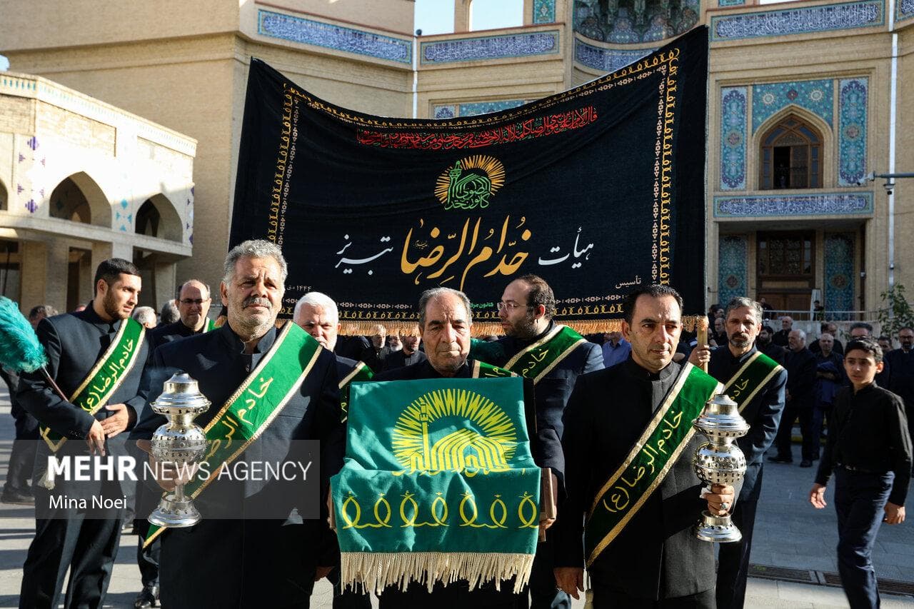 حرکت ۱۰۰ اتوبوس حامل خدام رضوی به سمت حرم عبدالعظیم حسنی