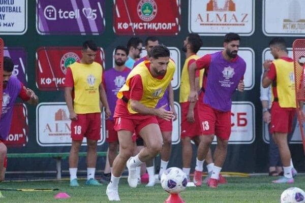 برگزاری تنها تمرین تیم ملی ایران قبل از شروع تورنمنت کافا