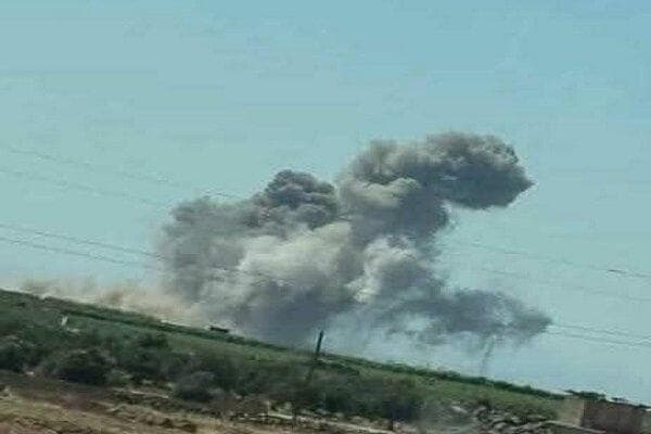 شنیده شدن صدای انفجارهای مهیب در حومه جنوب غربی دمشق