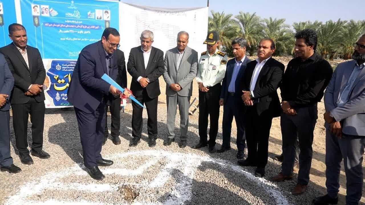 افتتاح وکلنگ زنی ۲۰ طرح مهم آبرسانی در عنبرآباد