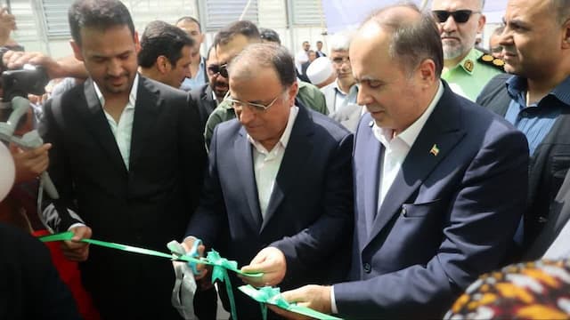 افتتاح نشاخانه شیشه‌ای مدرن در گلستان با حضور وزیر جهاد کشاورزی