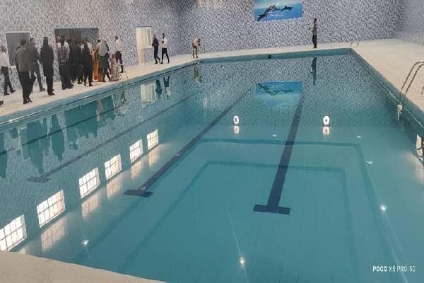افتتاح استخر بانوان گچساران به مناسبت هفته دولت