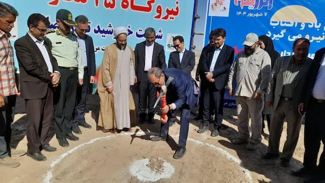 افتتاح دو واحد آموزشی و نیروگاه خورشیدی در خلیل‌آباد