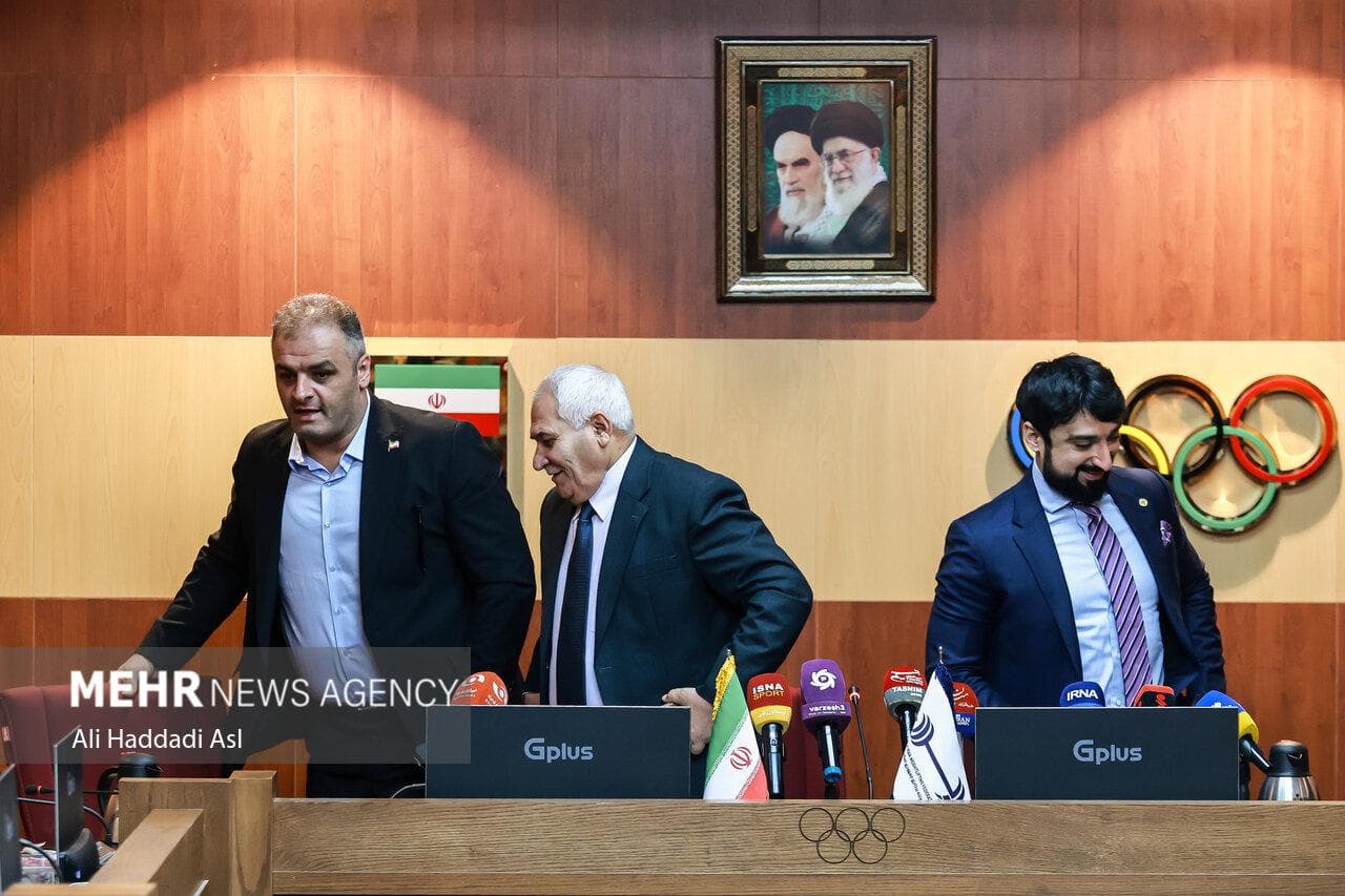 نشست خبری رئیس فدراسیون جهانی وزنه‌برداری