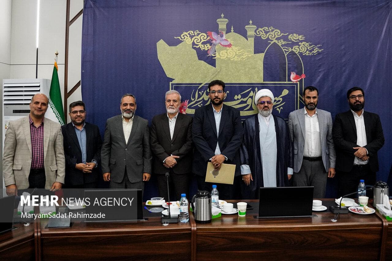مراسم معارفه مدیر دفتر خبرگزاری مهر در استان فارس