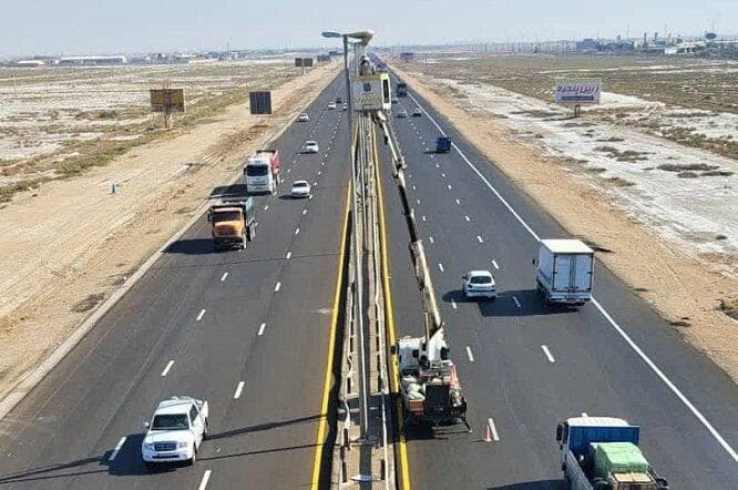 ایمنی زمستانی محورخمین–گلپایگان با افتتاح روشنایی گردنه مرغ ارتقا یافت