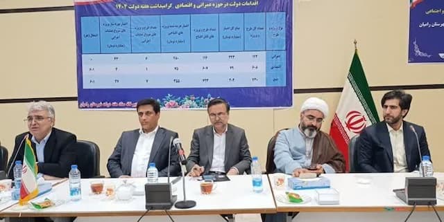 افتتاح متمرکز پروژه های عمرانی و اقتصادی رامیان با اعتبار ۴۰۲ میلیارد