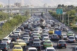 ترافیک پرحجم و سنگین صبحگاهی در تهران