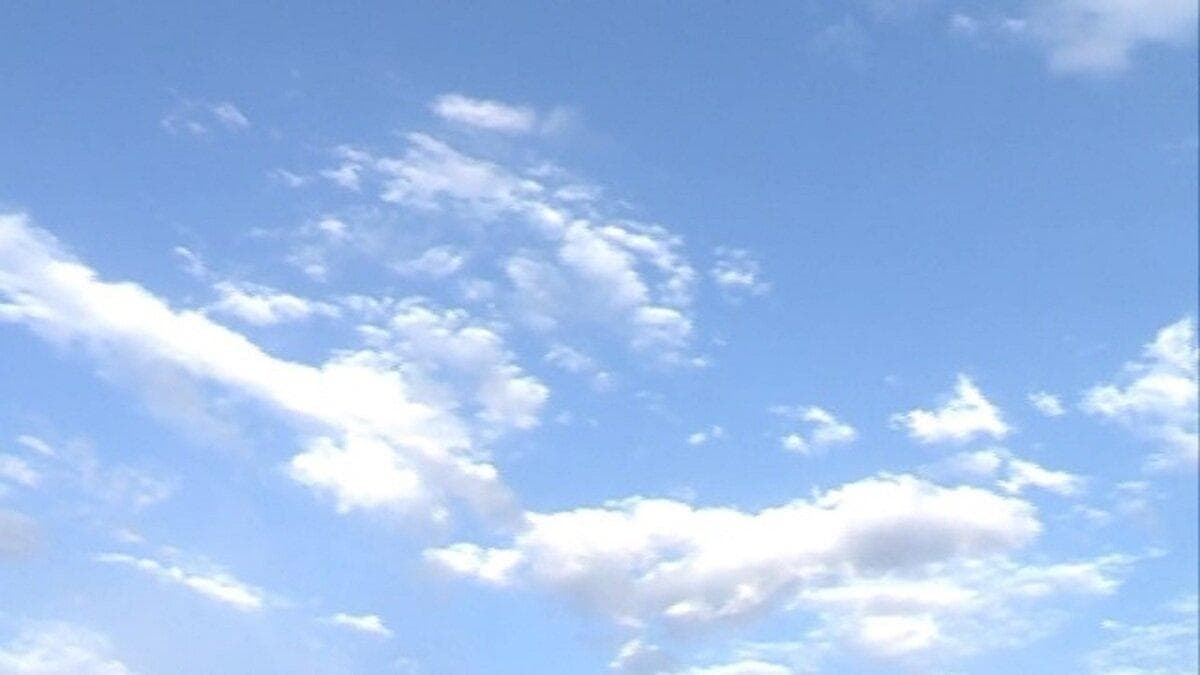 آسمان صاف و گرمای پایدار در یزد