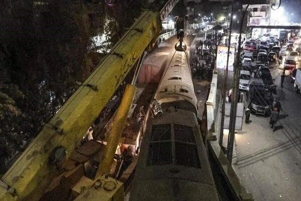 ۳ کشته و ۹۴ زخمی در حادثه قطار در شمال غربی مصر