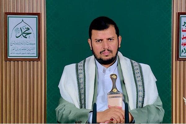 آغاز سخنرانی رهبر انصارالله یمن به مناسبت شهادت «الرهوی»