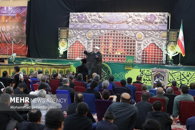 عزاداری شب شهادت امام حسن عسکری(ع) در ایرانشهر
