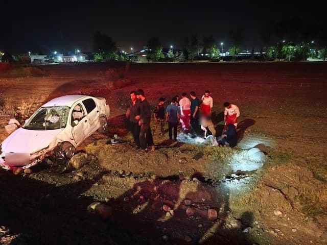 مصدوم بر اثر تصادف دو سواری در علی آبادکتول