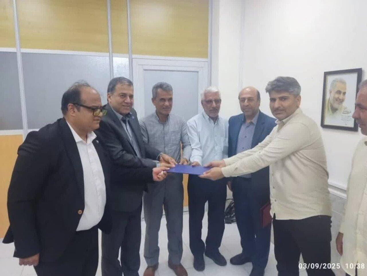 مدیر آب و فاضلاب کنگان معارفه شد