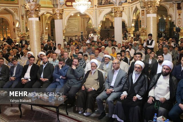 جشن میلاد پیامبر(ص) در مسجد شافعی کرمانشاه