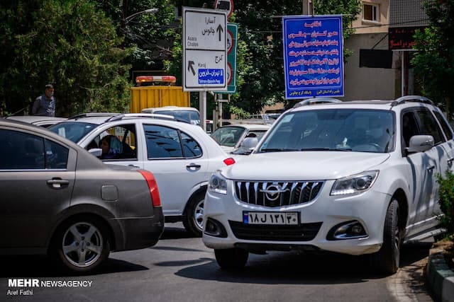ترافیک صبحگاهی در جاده کرج - چالوس سنگین شد