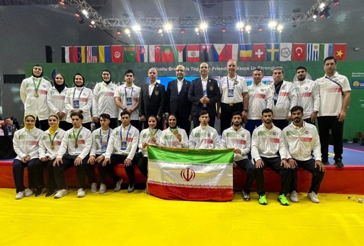 درخشش تیم ملی ووشو در رقابت‌های جهانی برزیل با همراهی مربی چهارمحالی