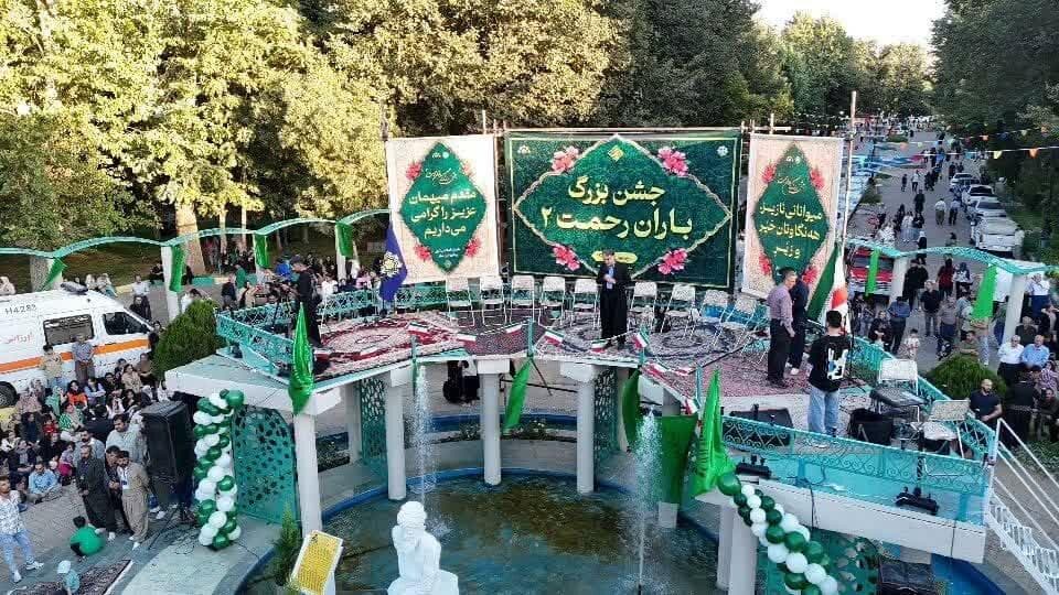 جشن «باران رحمت» با طنین نوای دف در سقز برگزار شد
