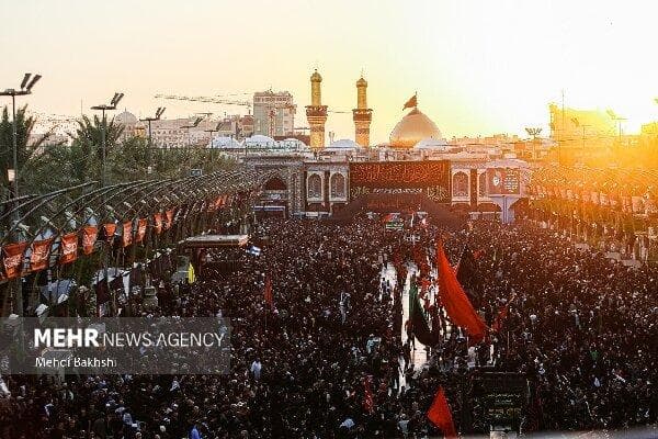از خاک تا افلاک در سوگ اربعین؛ میلیون‌ها دل برای حسین (ع) می‌تپد