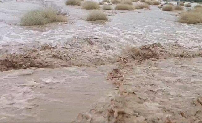 طغیان رودخانه های بشاگرد در روزهای گرم تابستان
