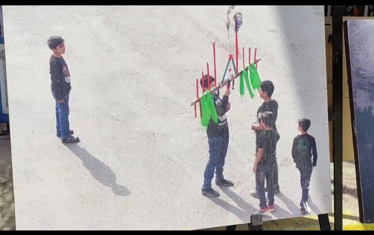 ۴۲ اثر سوگواره قاب شیدایی در مرز باشماق به نمایش درآمد