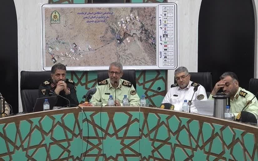 ابتکارهای پلیس کرمانشاه در اربعین تحسین‌برانگیز است