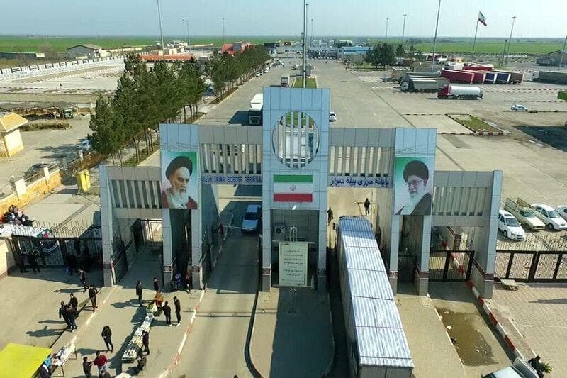 مدیرکل گمرکات اردبیل: روزانه ۵۰۰ کامیون از مرز بیله سوار تردد می کند
