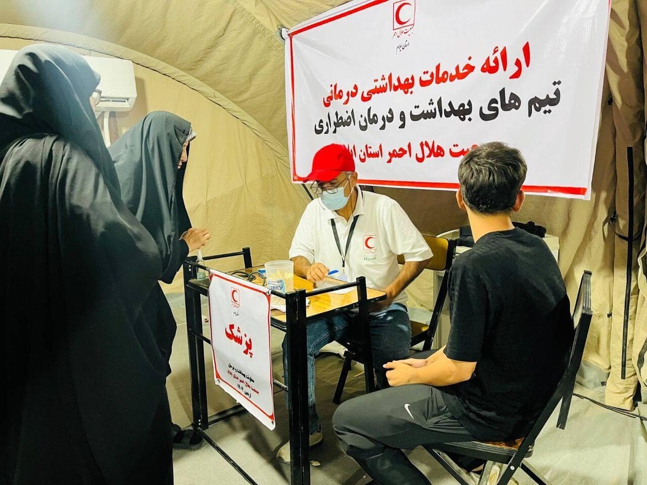 ارائه خدمات هلال احمر به ۵۱۸ هزار زائر اربعینی مرز مهران