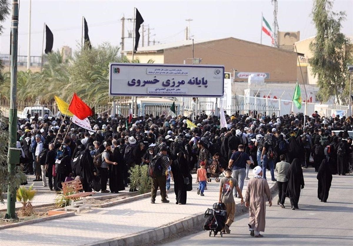 سهم ۱۵ درصدی مرز خسروی از تردد زائران اربعین؛ برنامه‌ریزی برای رسیدن به ۴۰ درصد