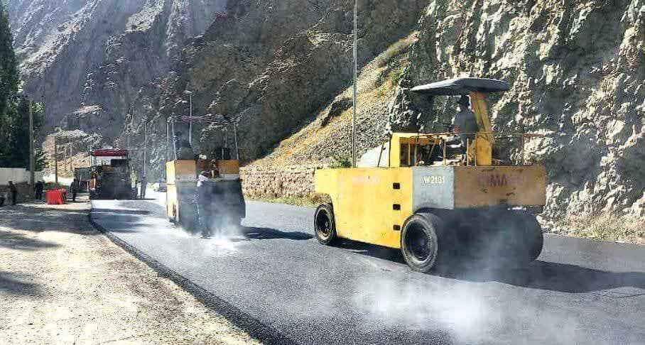 آغاز عملیات روکش آسفالت محور کندوان