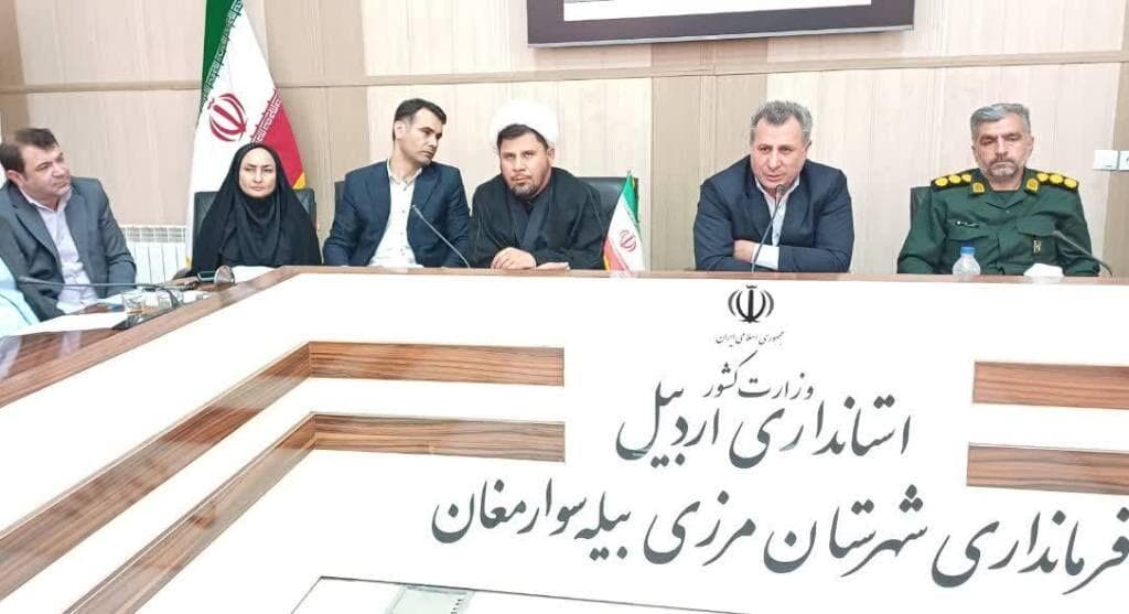 افتتاح ۵۳ طرح عمرانی به میمنت هفته دولت در بیله‌سوار مغان