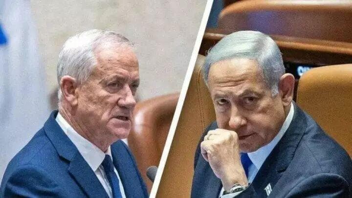 گانتس خواهان سرنگونی دولت نتانیاهو شد