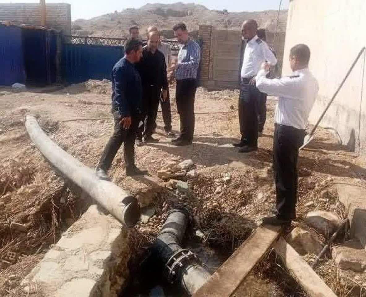 مخزن تامین‌کننده آب ۶ روستای فشافویه بدون قطعی به مدار بازگشت