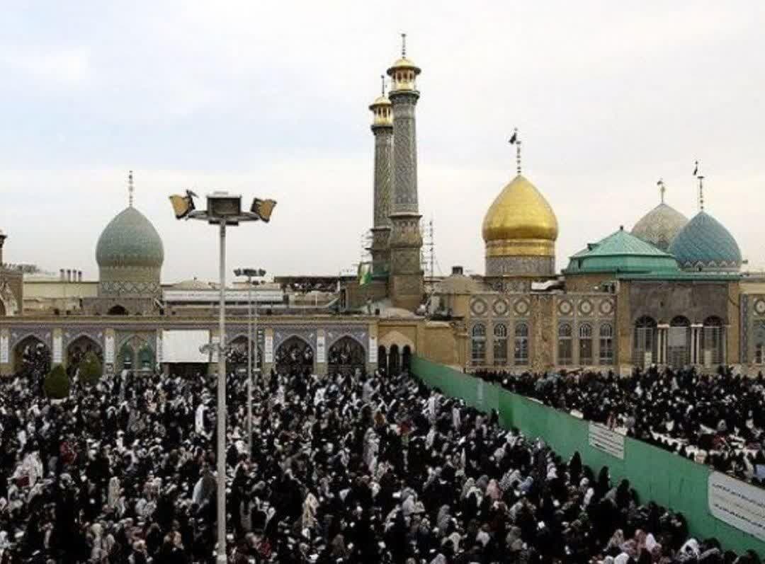 شهرری در ماتم امام هشتم؛ زمزمه‌های دلدادگی در حرم حضرت عبدالعظیم(ع) + فیلم