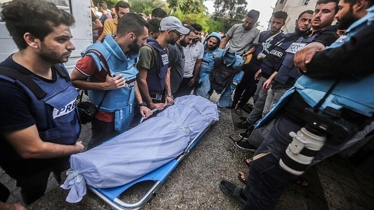شهادت ۲ تصویربردار و زخمی شدن چند خبرنگار در غزه
