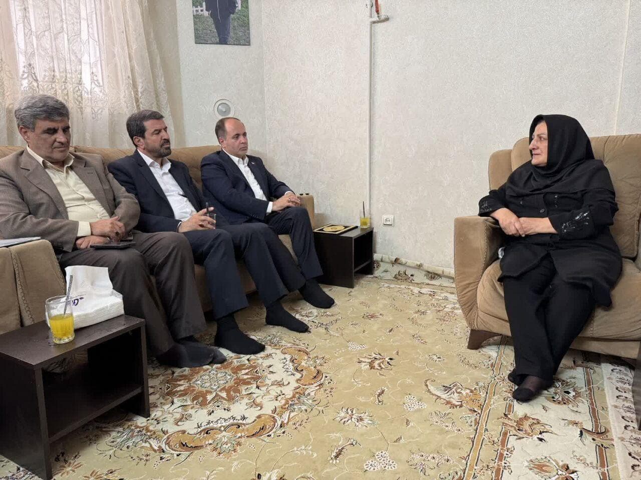 وزیر جهادکشاورزی با خانواده شهیده همدانی دیدار کرد