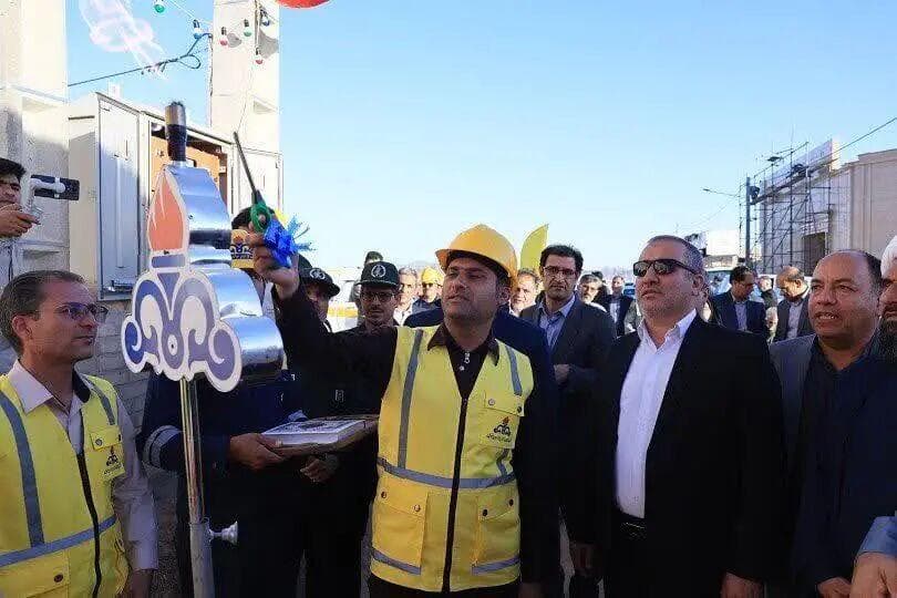 ۱۱ پروژه گازرسانی در فردوس بهره‌برداری و کلنگ‌زنی شد 