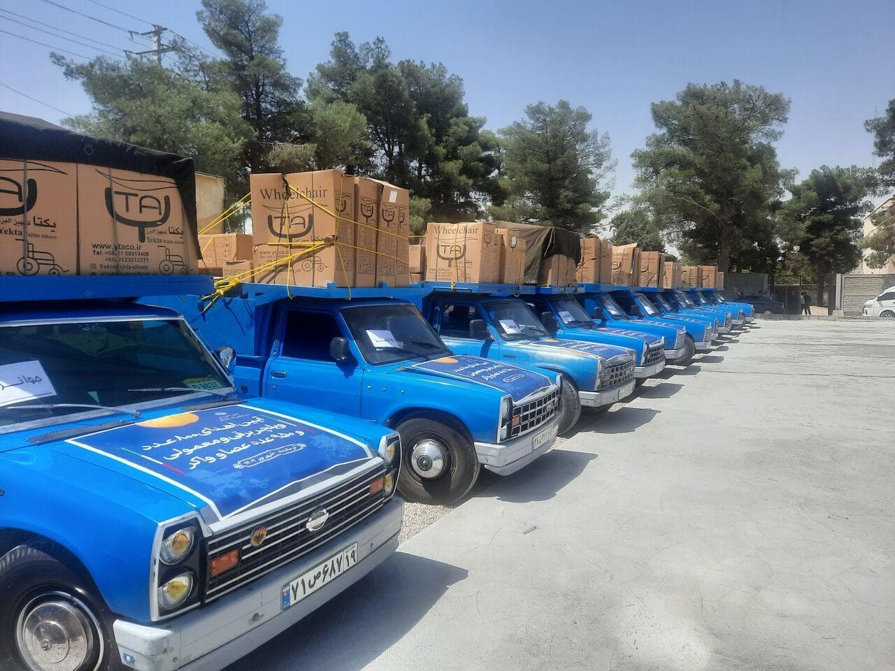 افتتاح سالن ورزشی، اهدا ۸۰۰ ویلچر و ۹۵۰ واکر به مددجویان بهزیستی کرمانشاه با حضور وزیر کار
