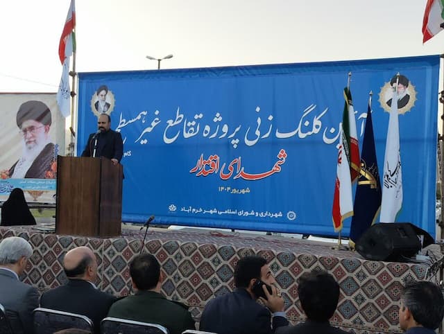 آغاز گره‌گشایی از ترافیک ورودی شمالی خرم‌آباد با احداث تقاطع «شهدای اقتدار»