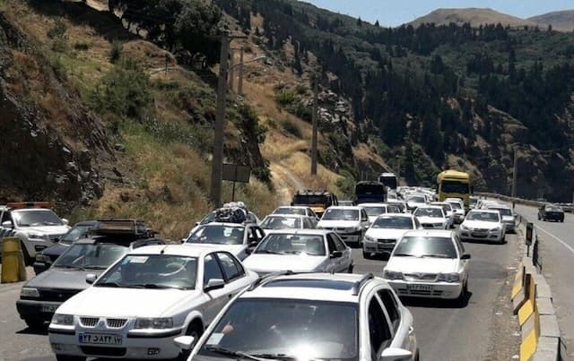 ترافیک سنگین در جاده کندوان و آزادراه تهران - شمال / اطلاع از وضعیت راه ها