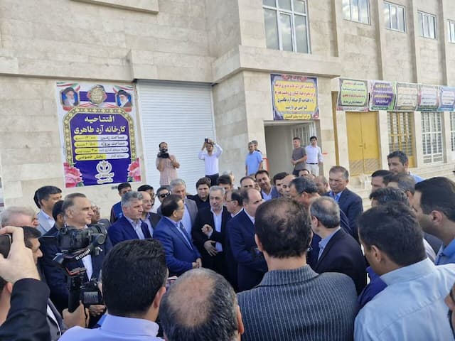 افتتاح و آغاز ساخت دو طرح گلستان با حضور وزیر جهادکشاورزی+ فیلم