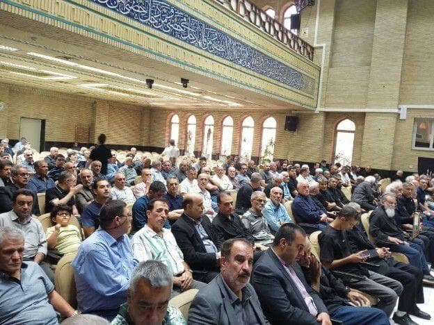 حضور وزیر ورزش و جوانان در مراسم ترحیم پهلوان "رضا سوخته سرایی"
