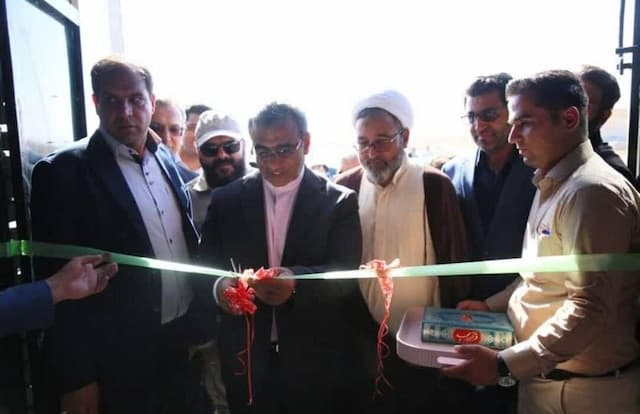 نیروگاه سه مگاواتی اتاق اصناف کشاورزی در بردسکن بهره برداری شد + فیلم