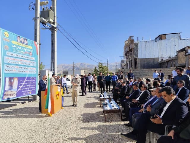 ۲۰ طرح حوزه برق در شهرستان بویراحمد بهره‌برداری شد