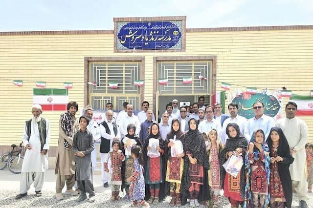 یک مدرسه سه‌ کلاسه در سراوان به بهره‌برداری رسید