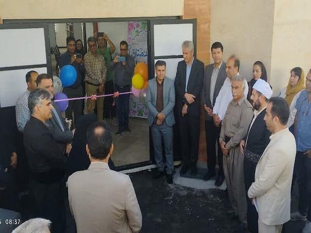 کتابخانه روستای سراب قامیش سنندج به بهره برداری رسید